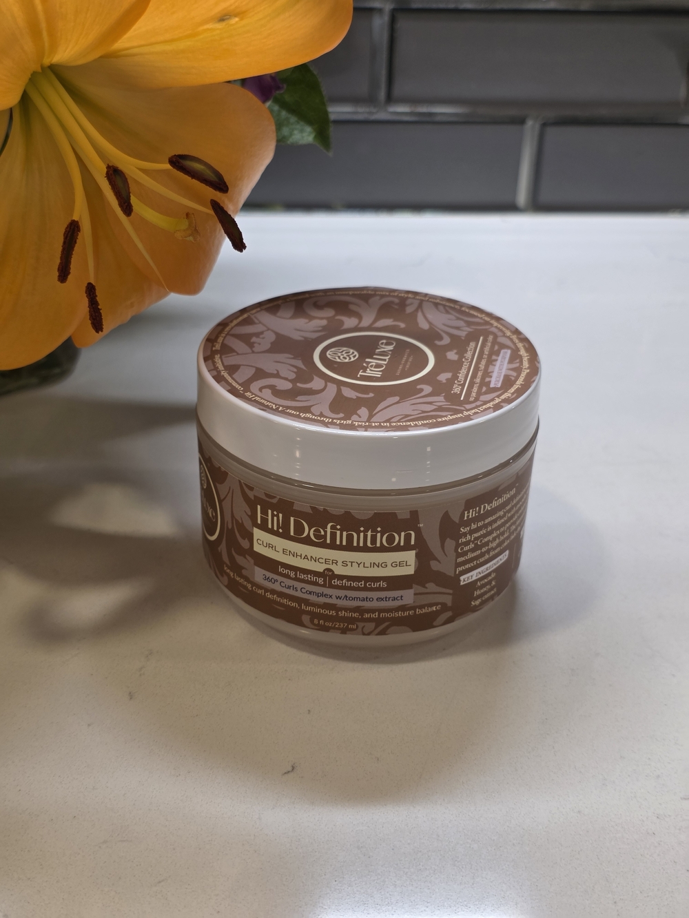 TreLuxe Hi! Definition Curl Enhancer Styling Gel 8 Oz